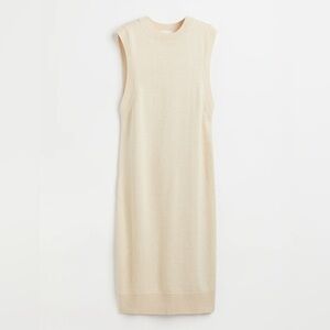 H&M Cream Sleeveless Knit Dress